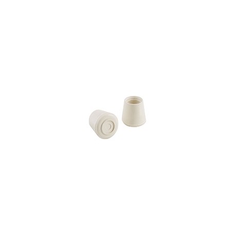 TAPÓN PARA BANCO DE GOMA BLANCO 3/4'