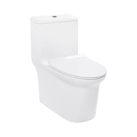 SANITARIO QUADRO II 1 PIEZA ALARGADO 3.5 Y 4.8 L BLANCO