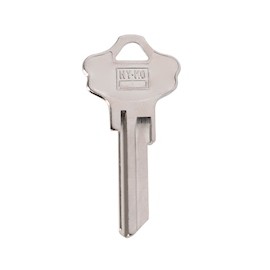 LLAVE RESIDENCIAL PARA CERRADURA 6.2 x 2.7 x 1.9 CM PLATA