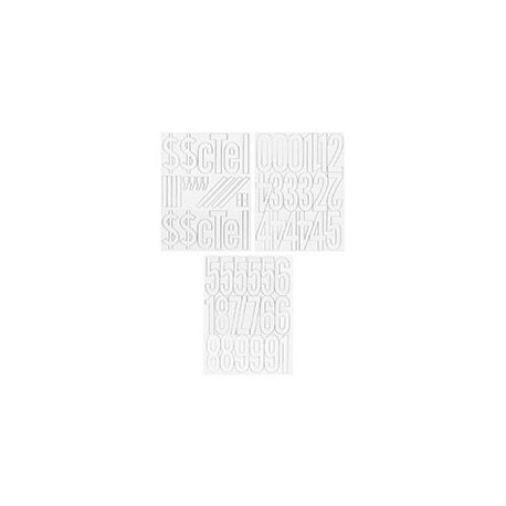 NÚMEROS, LETRAS Y SÍMBOLOS AUXILIARES PARA VENDER AUTO DE 10.2 CM