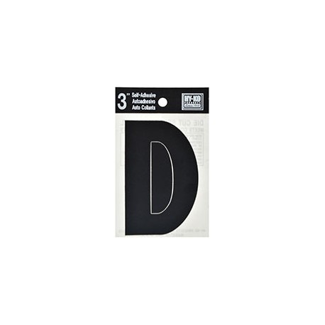 LETRA "D" DE VINILO 7.62 CM