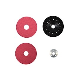 KIT PARA AMOLDADORA DE FIBRA VULCANIZADA 4 1/2 PULGADAS 4 PIEZAS