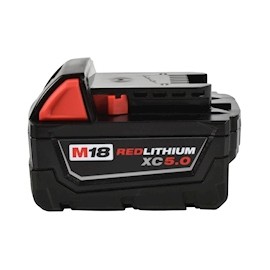 M18 BATERÍA REDLITHIUM CAPACIDAD EXTENDIDA DE 18V DE 5.0AH.