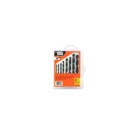 JUEGO DE BROCAS PARA MADERA 8 PIEZAS