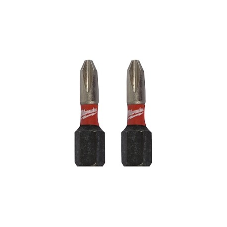 PUNTAS DE IMPACTO PHILLIPS SHOCKWAVE PARA ATORNILLAR DE 1 PULGADA DE 2 PIEZAS
