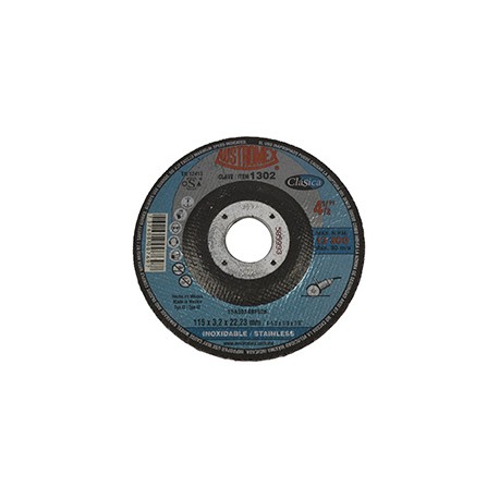 DISCO ABRASIVO INOXIDABLE DE 4 1/2 PULGADAS