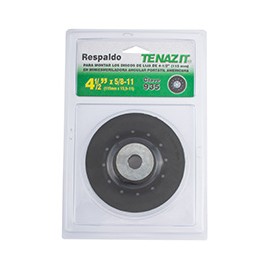 RESPALDO PARA DISCO DE LIJA DE 4 1/2 PULGADA NEGRO