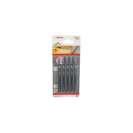 SEGUETAS PARA SIERRA CALADORA 8 DIENTES NEGRO 5 PIEZAS