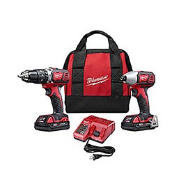 M18 TALADRO ROTOMARTILLO Y LLAVE DE IMPACTO DE 18V CON 2 BATERÍAS DE 1.5 AH, CARGADOR Y BOLSA