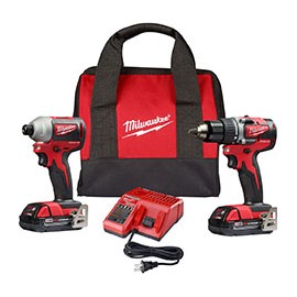 M18 COMBO TALADRO ROTOMARTILLO Y ATORNILLADOR DE IMPACTO BRUSHLESS (SIN CARBONES) 2 BATERÍAS 2.0AH