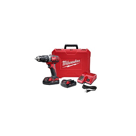 M18 TALADRO ROTOMARTILLO COMPACTO DE 1/2" DE 18V CON 2 BATERÍAS DE 1.5 AH, CARGADOR Y ESTUCHE