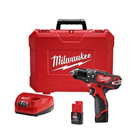 M12 TALADRO ROTOMARTILLO INALÁMBRICO DE 3/8" DE 12V CON 2 BATERÍAS DE 1.5 AH, CARGADOR Y ESTUCHE