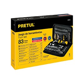 JUEGO DE 83 PIEZAS PRETUL
