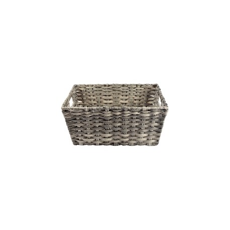 GAVETA TEJIDA 18 X 40 X 30 CM GRIS HOME & HOME