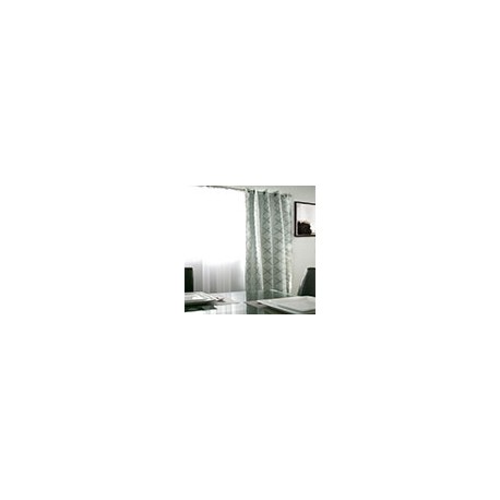 CORTINA ROMBOS GRIS 1.32X2.13 M