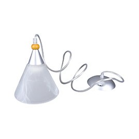 LÁMPARA COLGANTE/LUMINARIO FJIO INCANDESCENTE 60 WATTS BLANCO HAMPTON BAY