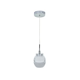 LÁMPARA COLGANTE DE TECHO LED 142 X 12.2 CM PLATA
