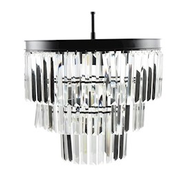 COLGANTE 5 LUCES ROMALLO 49.53 X 44.2 CM NEGRO HOME DECORATORS COLLECTION