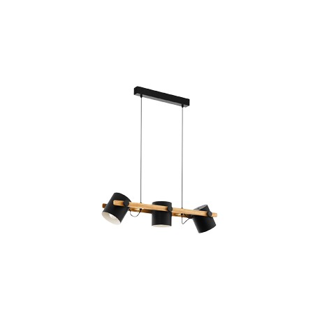 Luminario colgante vintage Hornwod 3L