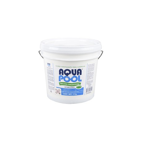 CLORO SANITIZANTE PARA ALBERCAS DE 5 KILOGRAMOS AQUA POOL