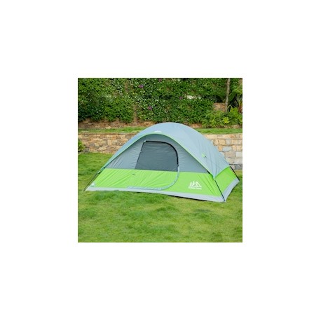 CASA DE ACAMPAR PARA 5 PERSONAS VERDE 243.8 X 142.2 X 304.8 CM FIBRA DE VIDRIO Y POLIÉSTER