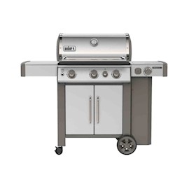 ASADOR GENESIS II DE GAS LP 158 X 150 X 79 CM PLATA