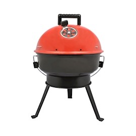 ASADOR PORTÁTIL KETTLE CON TAPA 52 X 40 X 38 CM ROJO