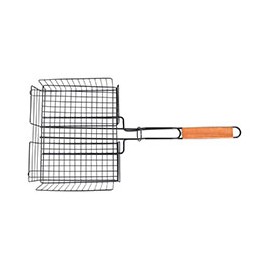 CANASTA PARA ASAR 61.5 CM NEGRO MR. BAR-B -Q