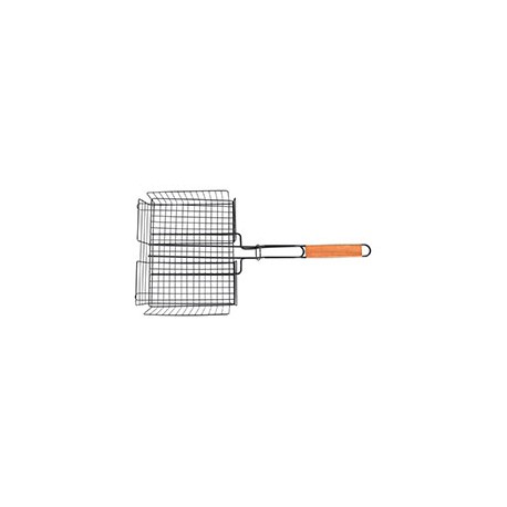CANASTA PARA ASAR 61.5 CM NEGRO MR. BAR-B -Q