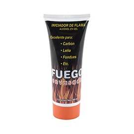INICIADOR DE FLAMA ALCOHOL EN GEL 200 ML NEGRO FUEGO ENVASADO