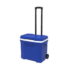 HIELERA AZUL 28.39 L CON RUEDAS