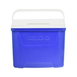 HIELERA AZUL PORTÁTIL DE 26 L PARA 41 LATAS