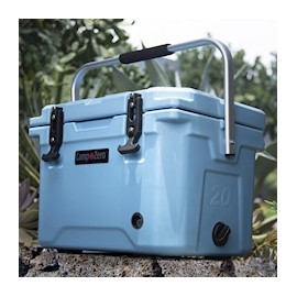 HIELERA AZUL USO RUDO 20 L