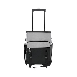 MOCHILA GRIS 40 LATAS CON RUEDAS