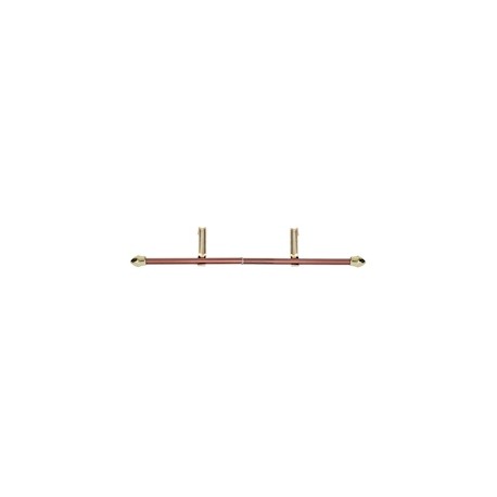 CORTINERO AJUSTABLE DE 76 A 122 CM CAFÉ