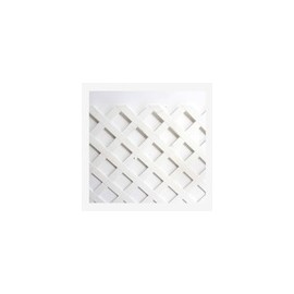 CERCA DIAMOND PLÁSTICO BLANCO 121 X 242 CM