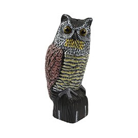 BÚHO DE PLÁSTICO PARA DECORACIÓN