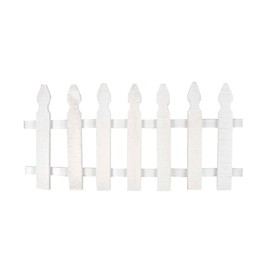 CERCA DE ESTACAS DE MADERA BLANCO 29 X 180 CM
