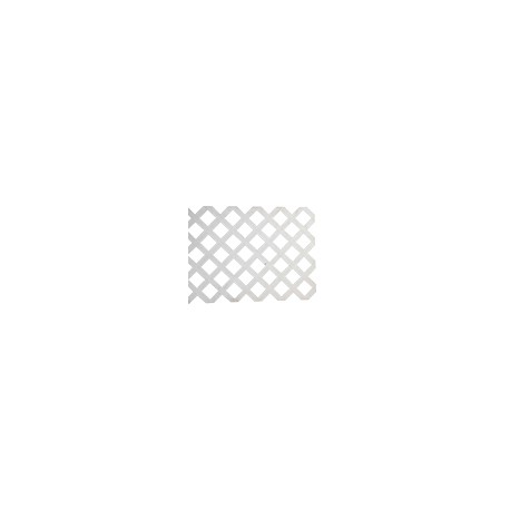 CERCA DIAMOND PLÁSTICO BLANCO 60 X 242 CM