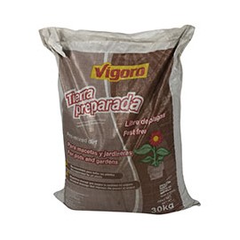 TIERRA PREPARADA 30 KILOGRAMOS CAFÉ VIGORO