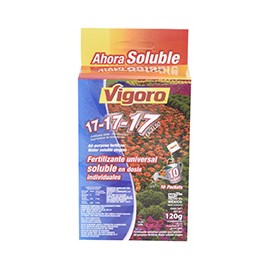 FERTILIZANTE 17-17-17 SOLUBLE 120 GR VIGORO