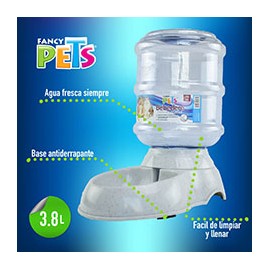 BEBEDERO PARA MASCOTAS CON BASE ANTIDERRAPANTE 1 G