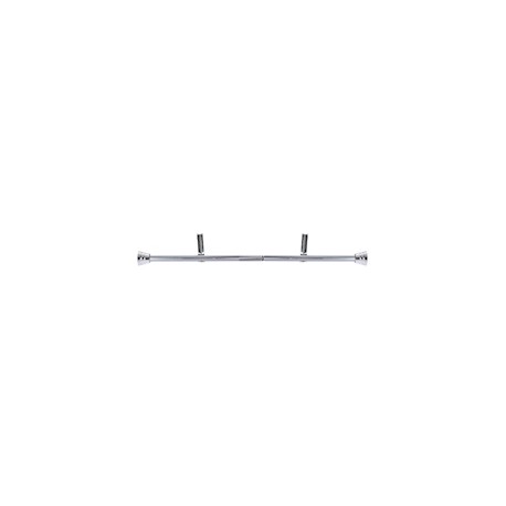 CORTINERO AJUSTABLE DE 76 A 122 CM PLATA