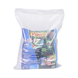 FERTILIZANTE 17-17-17 DE 10 KG BLANCO Y CAFÉ VIGORO