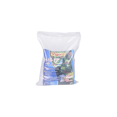 FERTILIZANTE 17-17-17 DE 10 KG BLANCO Y CAFÉ VIGORO