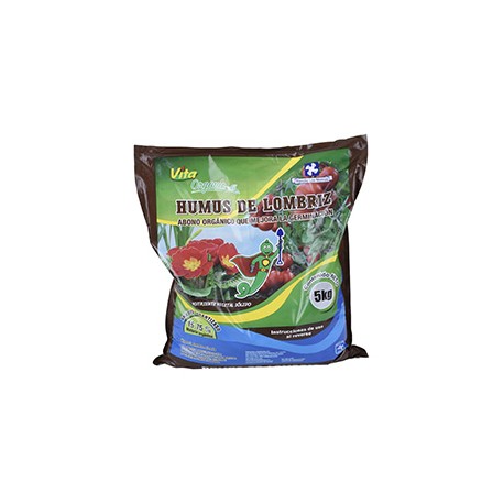 HUMUS DE LOMBRIZ DE 5 KILOGRAMOS VITA ORGANIC