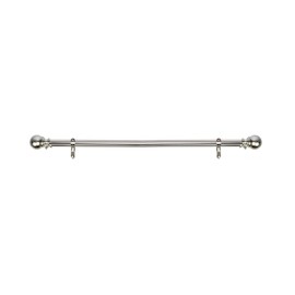 CORTINERO DOBLE AJUSTABLE DE 168 A 305 CM PLATA