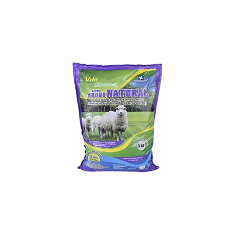 SÚPER ABONO NATURAL DE 5 KILOGRAMOS MORADO VITA ORGANIC