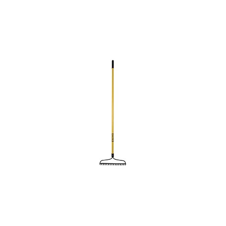 RASTRILLO JARDINERO DE 60 PULGADAS AMARILLO TRU PRO