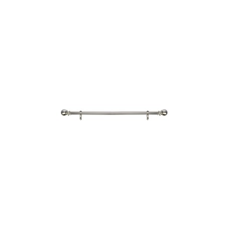 CORTINERO DOBLE AJUSTABLE DE 168 A 305 CM PLATA